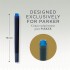 Синие неводостойкие картриджи Parker (Паркер) Quink Cartridges Washable Blue 5 шт в Самаре

