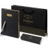 Набор Parker Jotter Stainless Steel GT из перьевой ручки и черного ежедневника недатированного в Самаре