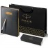 Набор Parker Jotter Stainless Steel GT из перьевой ручки и черного ежедневника в Самаре