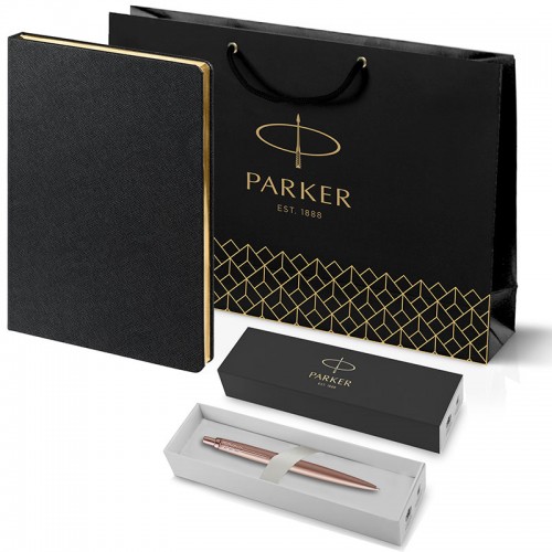 Набор Parker Jotter XL SE20 Monochrome Rose Gold из шариковой ручки и ежедневника черного цвета в Самаре
