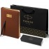 Набор Parker Jotter XL SE20 Monochrome Black из шариковой ручки и ежедневника коричневого цвета в Самаре