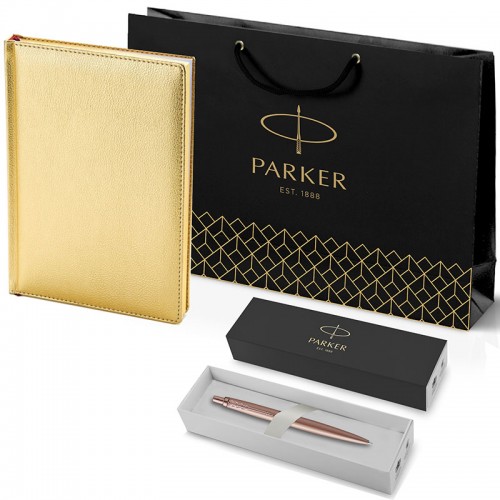 Набор Parker Jotter XL SE20 Monochrome Rose Gold из шариковой ручки и ежедневника золотого цвета в Самаре
