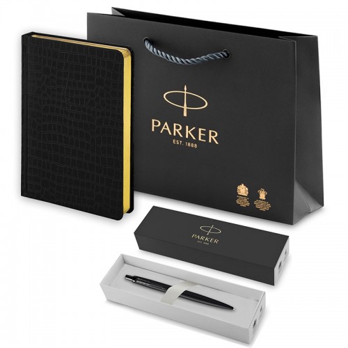 Набор Parker Jotter XL SE20 Monochrome Black из шариковой ручки и ежедневника черного цвета в Самаре