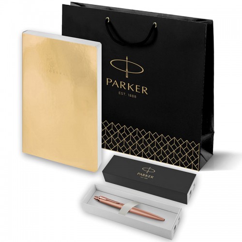 Набор Parker Jotter XL SE20 Monochrome Rose Gold из шариковой ручки и ежедневника золотистого цвета в Самаре