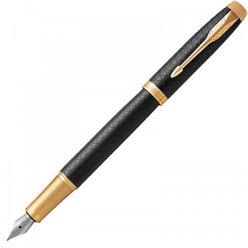 Перьевая ручка Parker (Паркер) IM Premium Black/Gold GT F в Самаре
