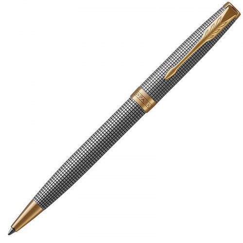Шариковая ручка Parker (Паркер) Sonnet Luxury Cisele Silver GT в Самаре
